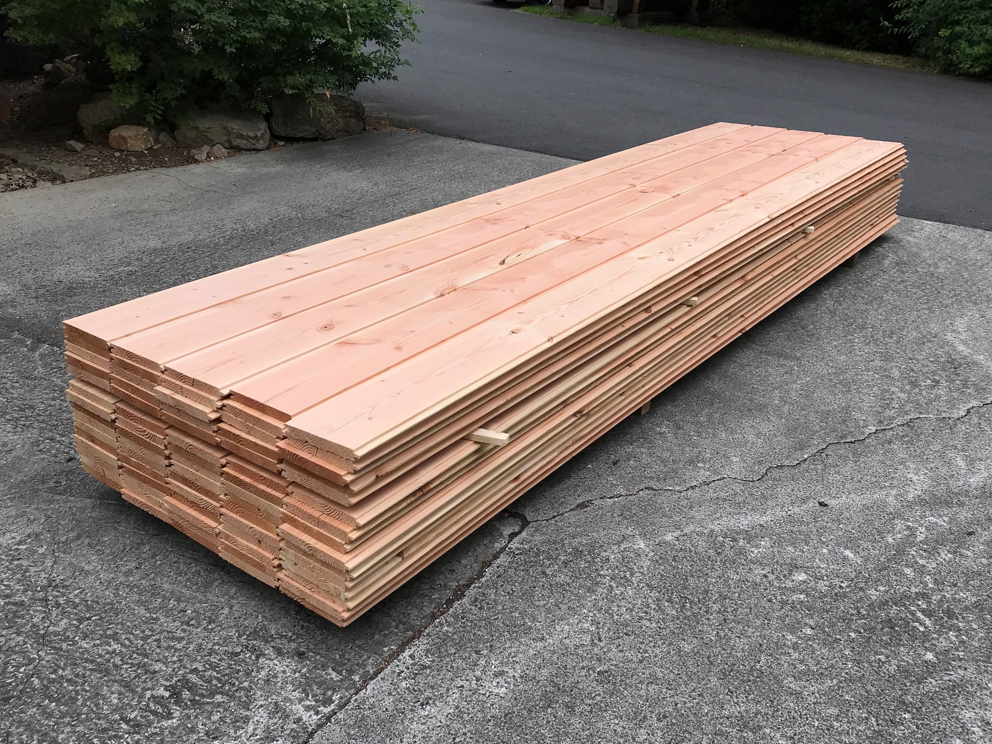 Holzhandel, Douglasie Hobeldiele (1) Profilbrett 24x200 mm, 4,00 m